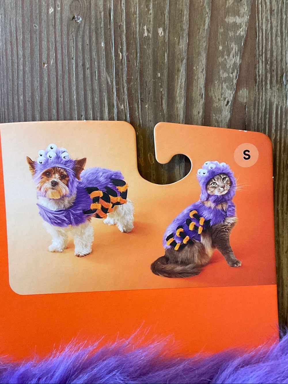 Boots & Barkley small Fuzzy Monster Pet Costume